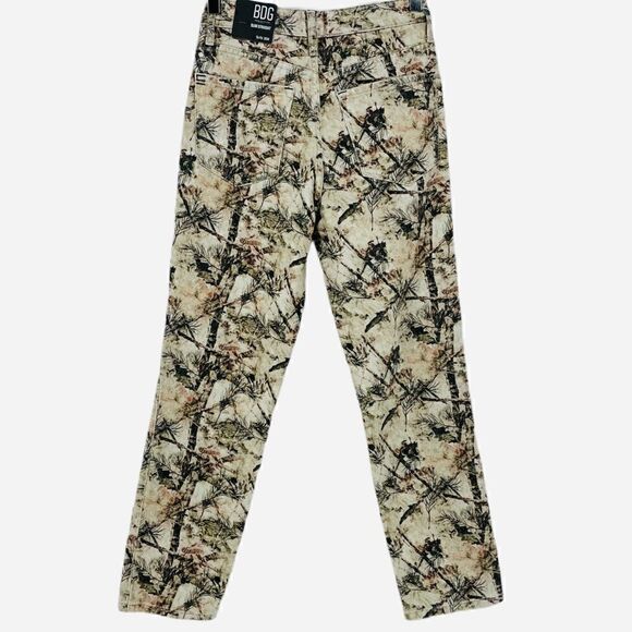 NWT UO BDG Forest Print Slim Straight Jeans - Picture 5 of 14